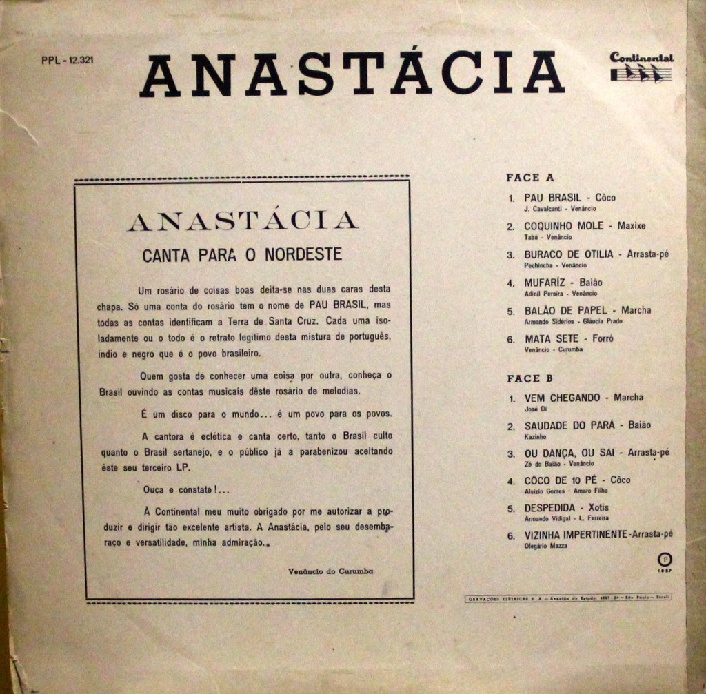 Anastácia – Anastácia canta para o Nordeste Verso11-1024x1007