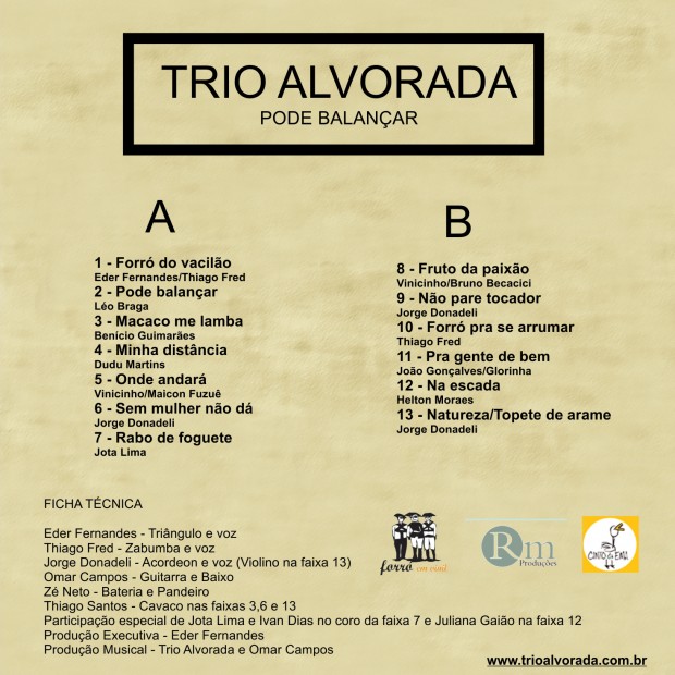 Trio Alvorada – Pode balançar Trio-Alvorada-2011-Pode-balancar-verso-620x620
