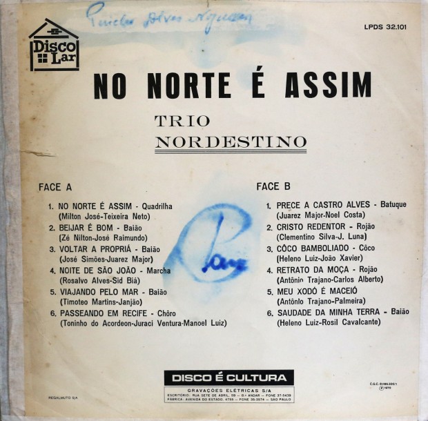 Trio Nordestino – No norte é assim Verso2-620x610