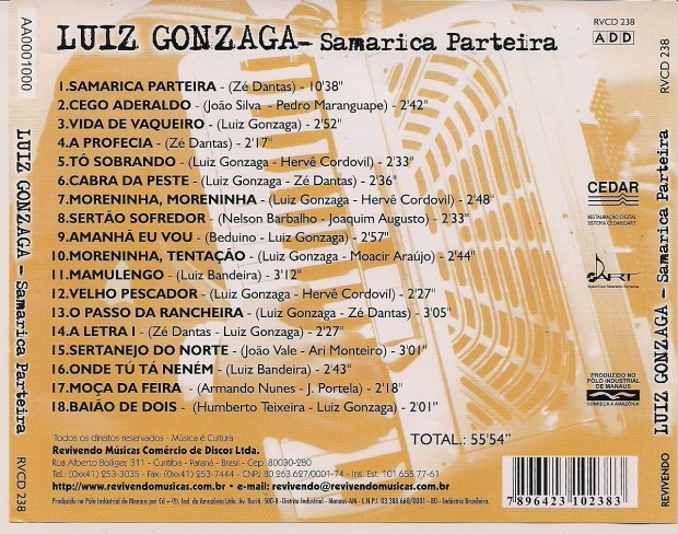  Luiz Gonzaga – Samarica Parteira Contra-Capa-620x488