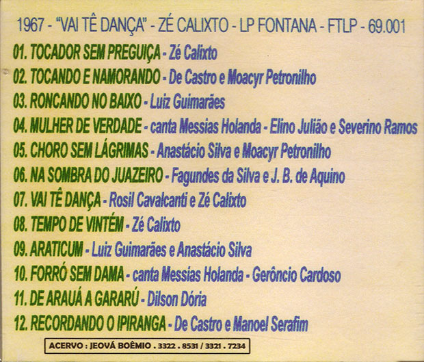  Zé Calixto – Vai ter Dança Verso-p-2