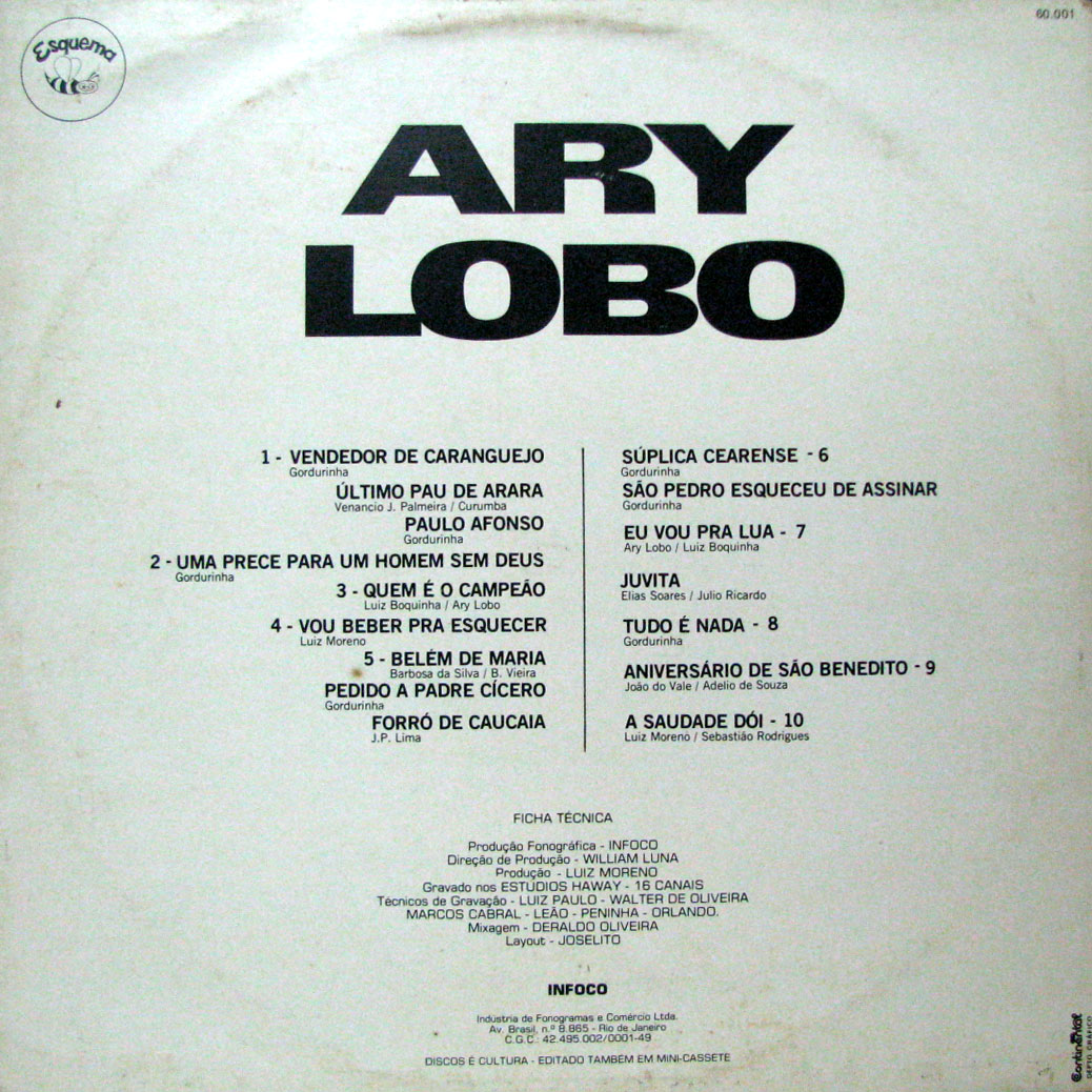 Ary Lobo – Ary Lobo – Forró Em Vinil